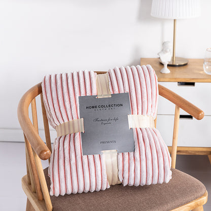Premium Soft Fleece & Knitted Throw Blanket