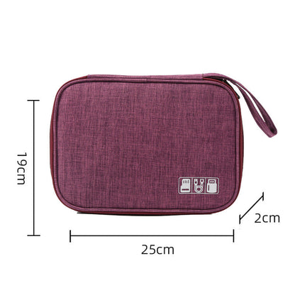 Multi-Functional Waterproof Digital Accessories Organizer Bag for Travel & Work