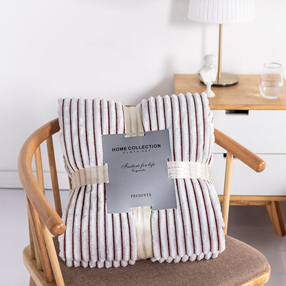 Premium Soft Fleece & Knitted Throw Blanket