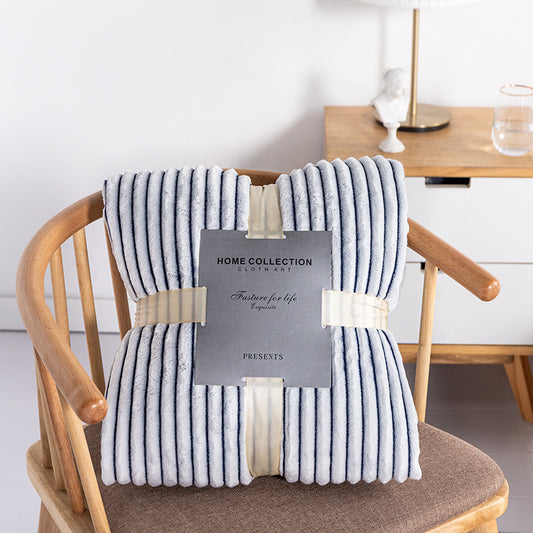 Premium Soft Fleece & Knitted Throw Blanket