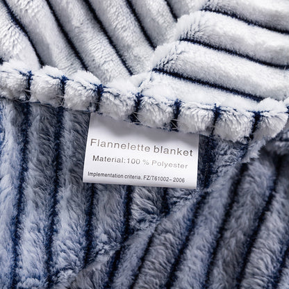 Premium Soft Fleece & Knitted Throw Blanket