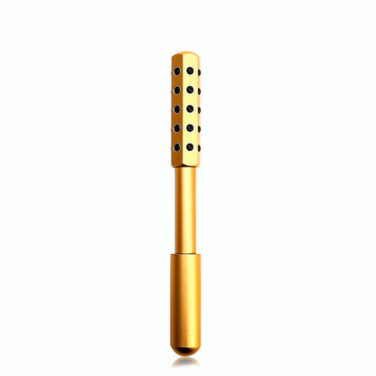 Germanium-Gesichtsroller – Entschlackung und Modellierung, 30/40-Knoten-Sechskantkopf, für die Anti-Aging-Gesichtsmassage zu Hause