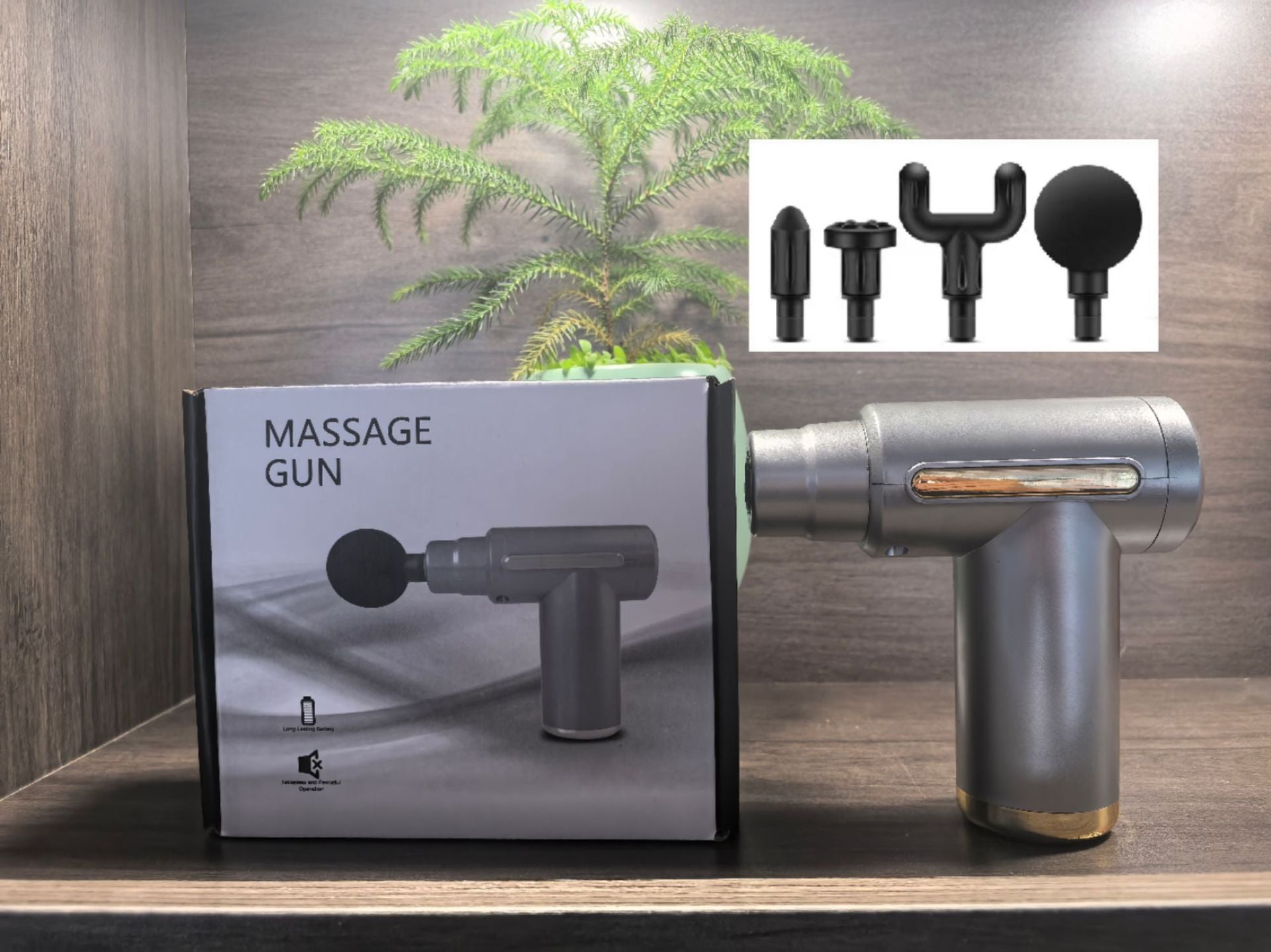 Portable Mini Wireless Fascia Massage Gun for Deep Muscle Relief