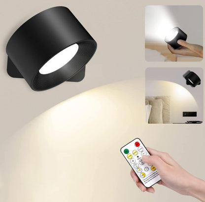 Applique murale magnétique LED rechargeable à 360° 