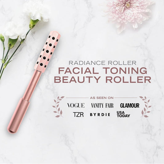 Germanium-Gesichtsroller – Entschlackung und Modellierung, 30/40-Knoten-Sechskantkopf, für die Anti-Aging-Gesichtsmassage zu Hause