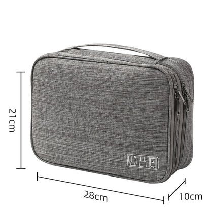 Multi-Functional Waterproof Digital Accessories Organizer Bag for Travel & Work