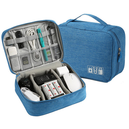 Multi-Functional Waterproof Digital Accessories Organizer Bag for Travel & Work