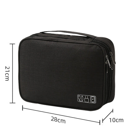 Multi-Functional Waterproof Digital Accessories Organizer Bag for Travel & Work