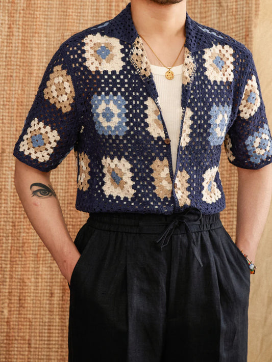 Gehäkeltes Openwork-Shirt – leicht, atmungsaktiv, kühl im Sommer