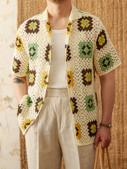 Gehäkeltes Openwork-Shirt – leicht, atmungsaktiv, kühl im Sommer